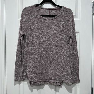 Heather Purple Plush Sweater